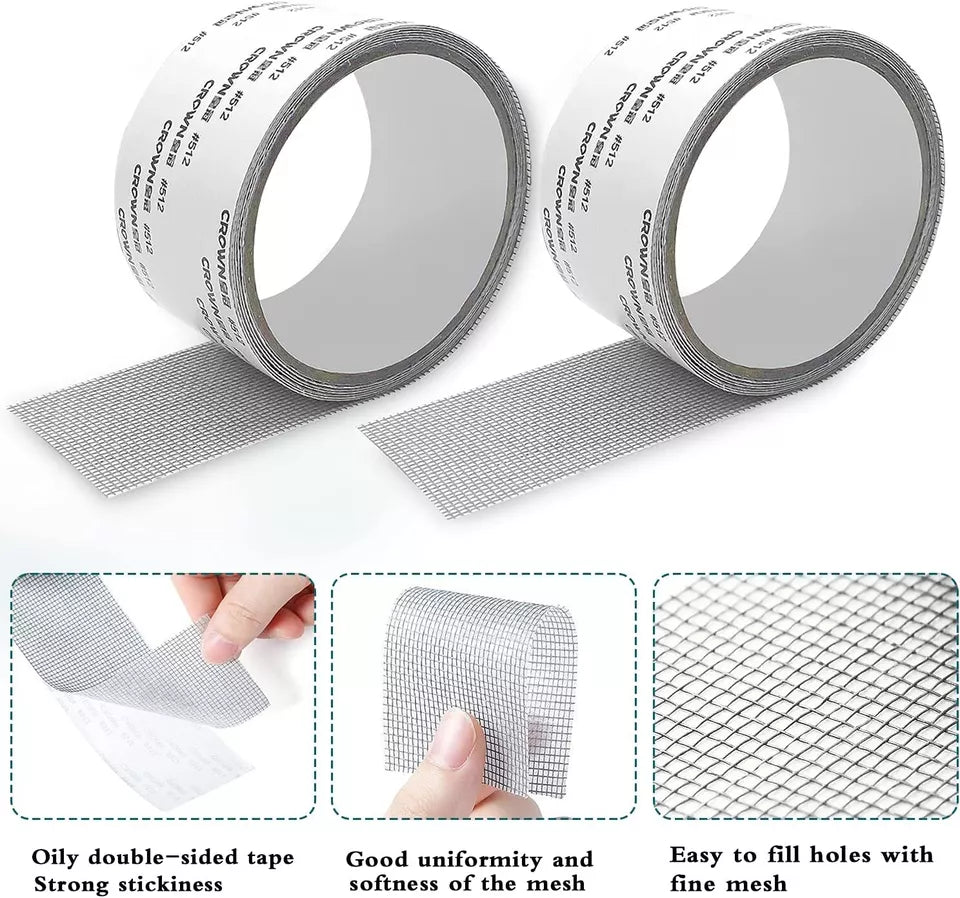 Mesh Roll Tape Window Screen Repair Patch